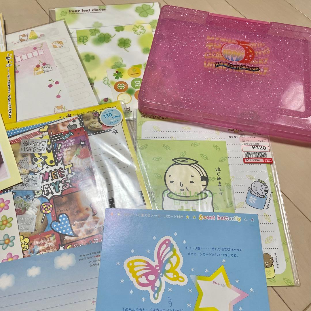 一点限り】 平成 平成レトロ メモ帳 雑貨 レターセット 平成ギャル