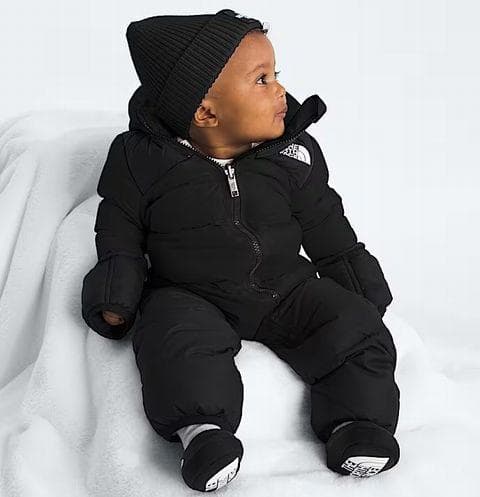 ザノースフェイス ベビー ヌプシワンピース ダウンジャケット 90cm ブラック