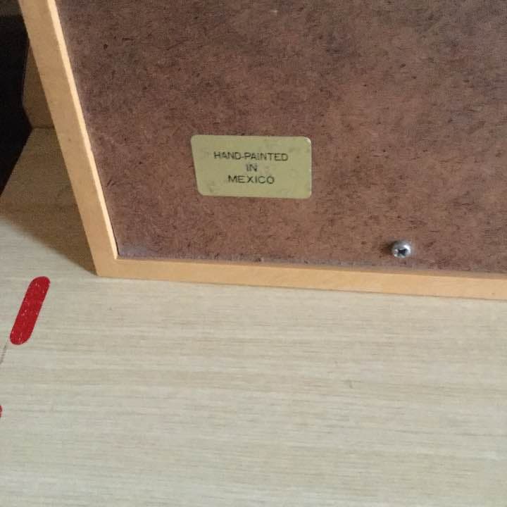 絵画、額入り、ハンドメイド、メキシコ