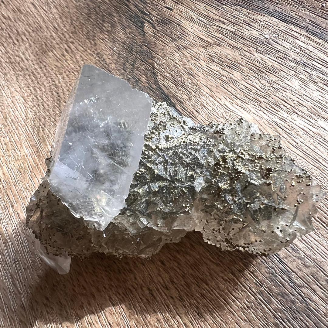 カルサイト パイライト 鉱物 標本 原石 カルサイト パイライト