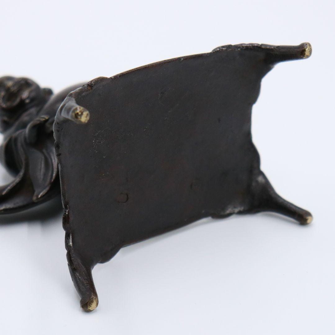 中国 唐銅 布袋像 置物 V90 SS1