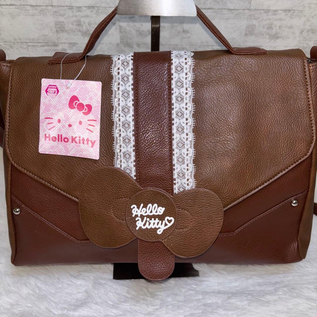 新品 タグ付 キティちゃん バッグ ハローキティ 2013 ブラウン