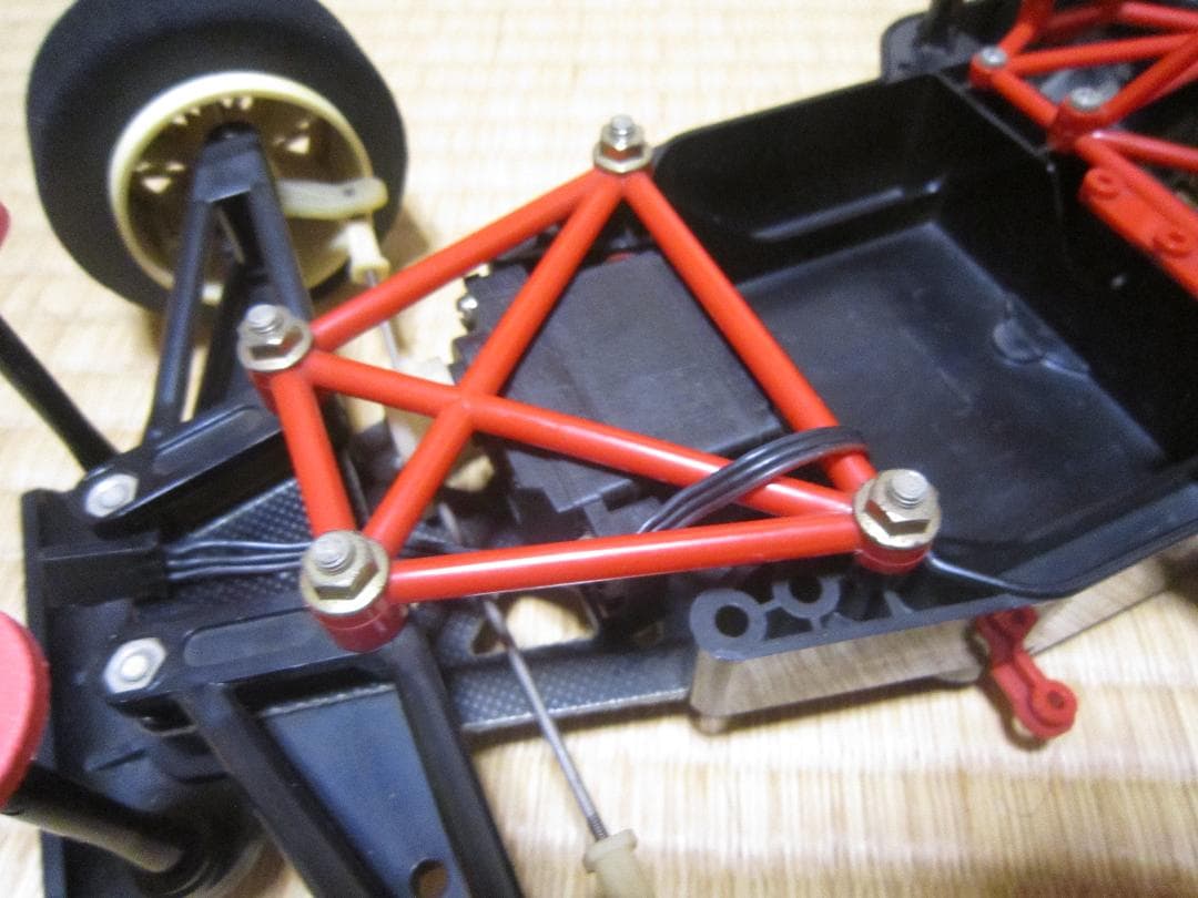 摩天楼 1/10 タミヤ Cカー 激レアモーター＆外箱付属 新品ボディ