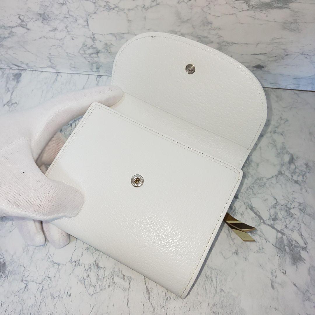 極美品】Paul Smith グレインレザー がま口コンパクトウォレット