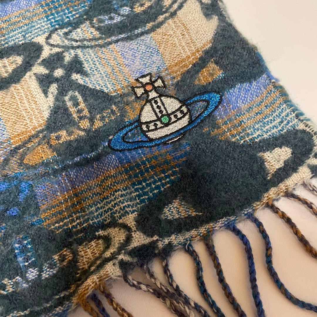 【美品】ヴィヴィアンウエストウッド　チェック柄　オーブ　ユニセックス Vivienne Westwood（ヴィヴィアンウエストウッド） ハイソックス Orb