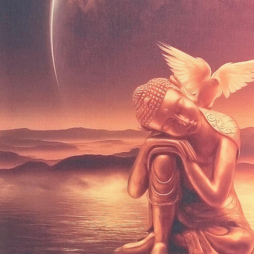 キャンバスプリント 天佛 絵画 額付き インテリア