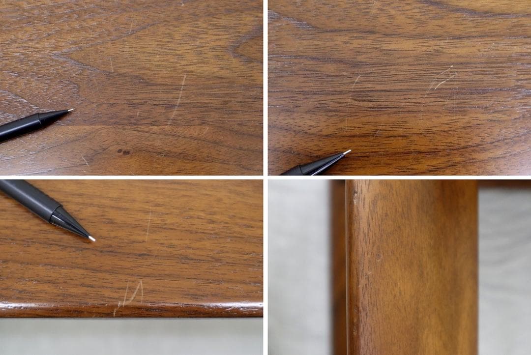 美品 カリモク家具 ダイニングテーブル DU4205 ウォールナット 無垢材