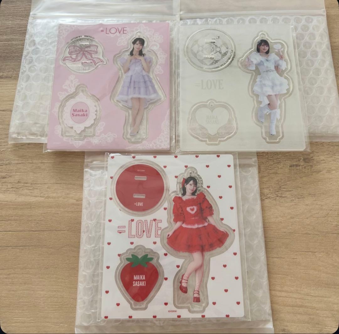 イコラブ 佐々木舞香 アクスタ 3点セット - メルカリ