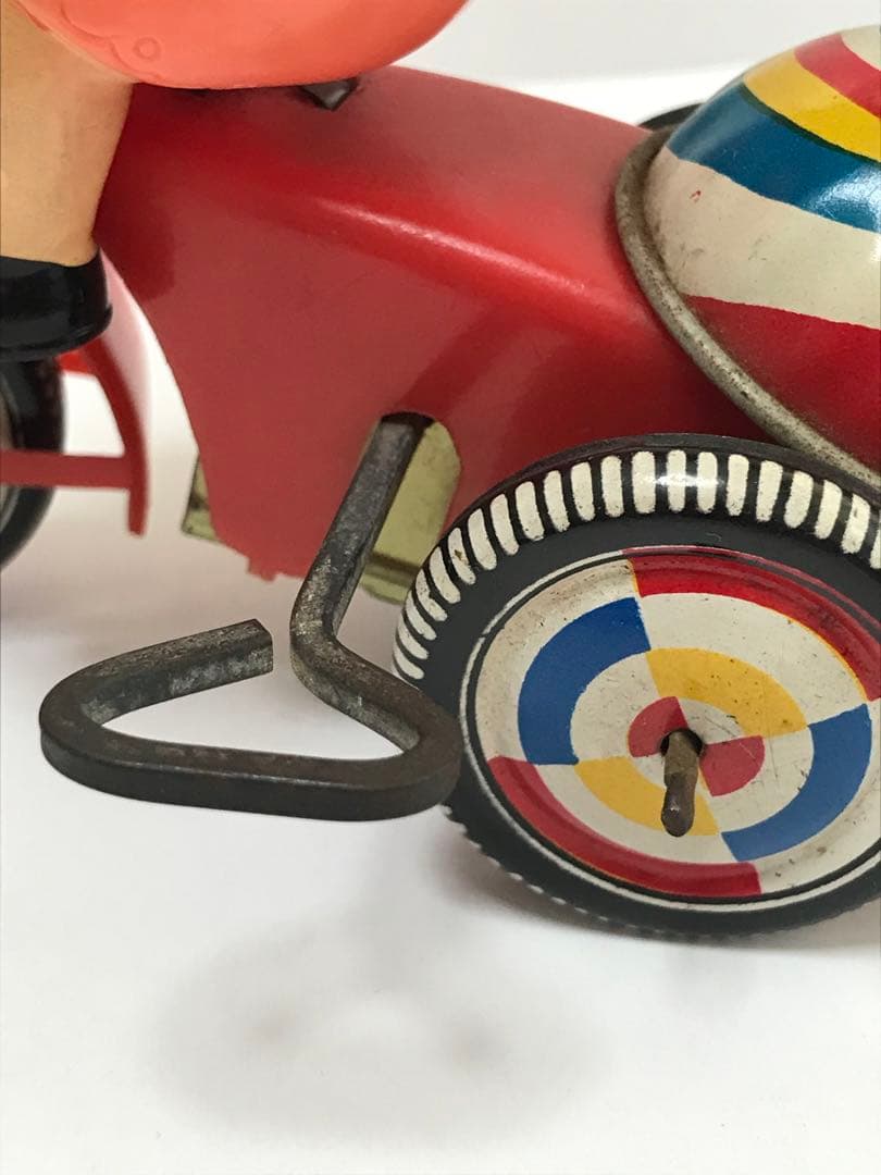 アルプスの少女ハイジ ソフビ・ブリキ三輪車　I. 976