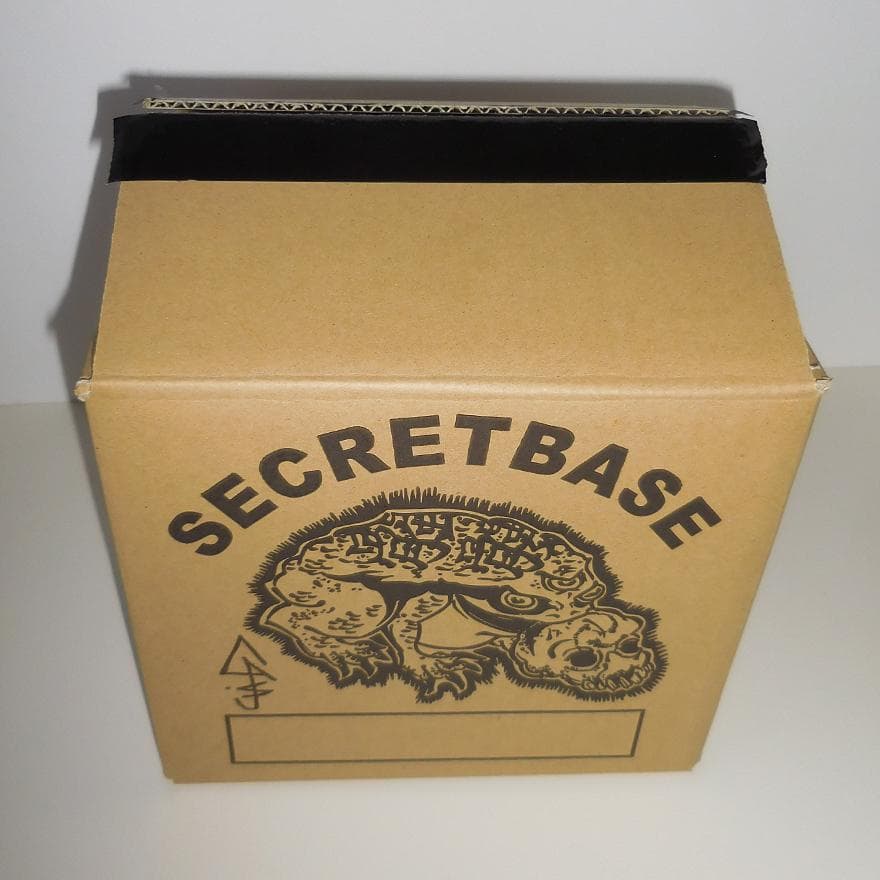 SECRETBASE 1/1 SKULL HEAD MARBLE GREEN緑白