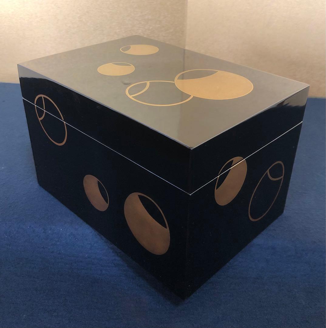 R》輪島塗 壷々蒔絵 茶箱 茶平一斎 お茶道具6点付 共箱 260203く4