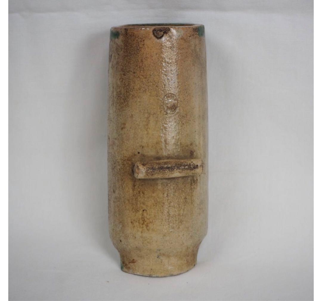 送料無料 江戸時代 豊楽焼『豊助』銘 瓦形茶量 茶道具 本物保証 ☆