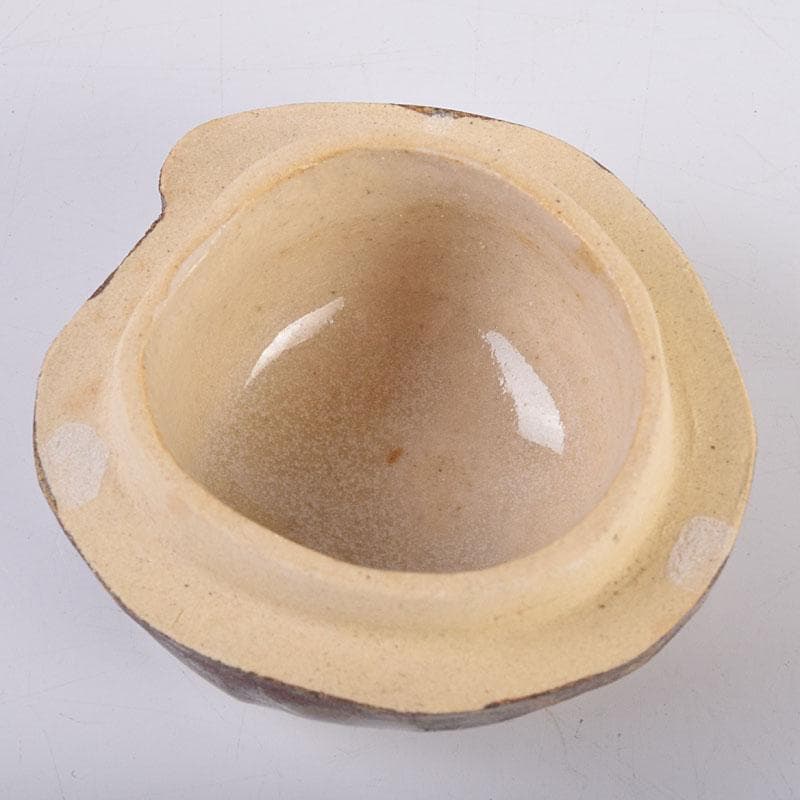 茶道具 松阪萬古 松古窯 佐久間芳丘作 猿香合 申 干支 V 8434