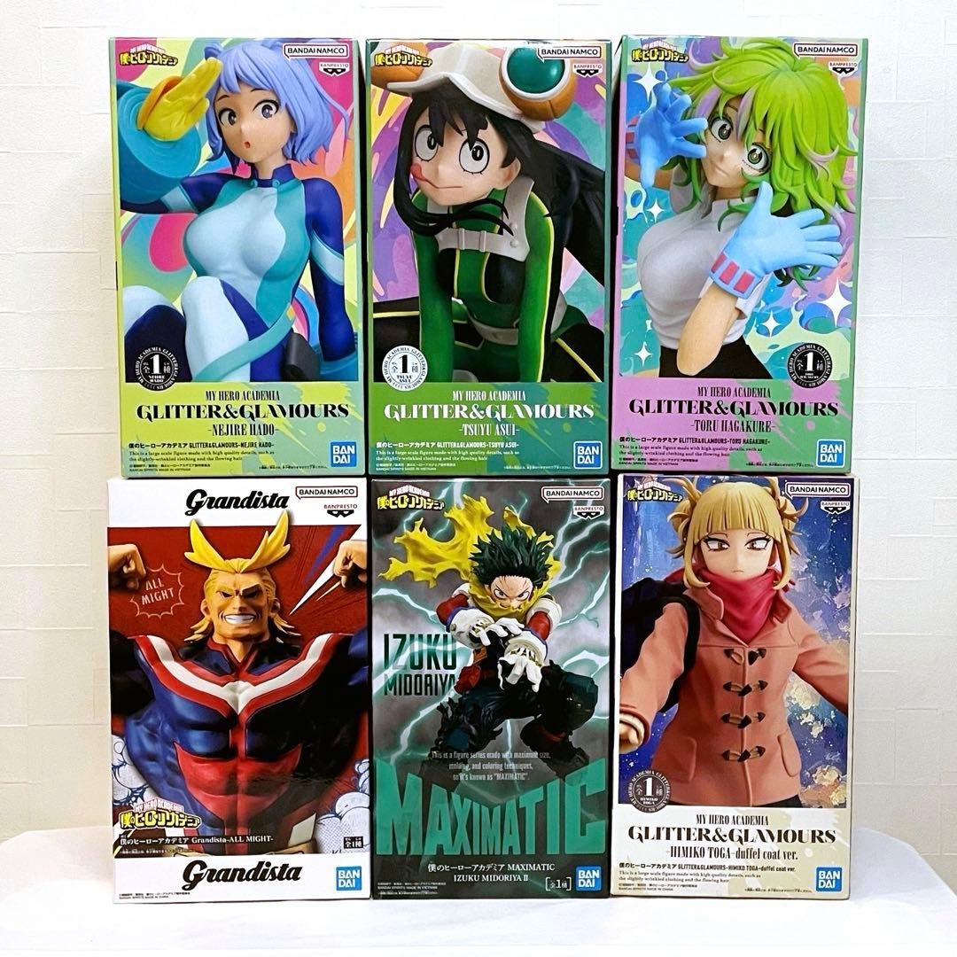 ヒロアカ グリグラ 波動ねじれ 葉隠透 トガヒミコ フィギュア 6種