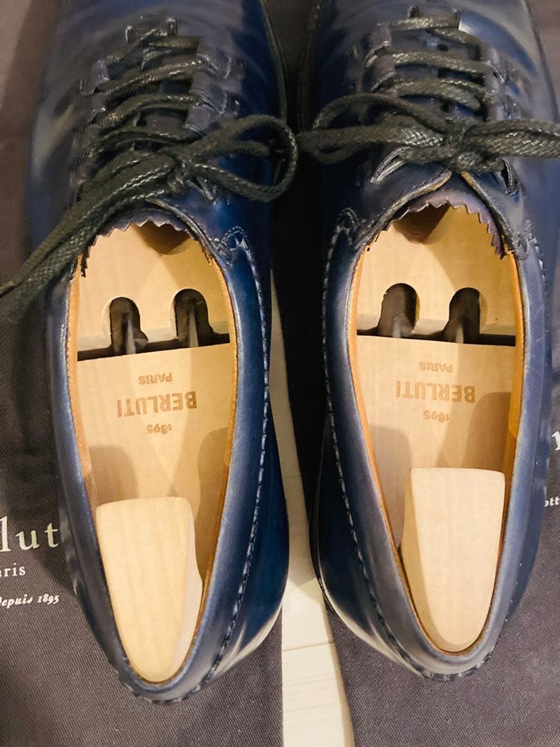 ベルルッティ ニューウルティマ パティーヌ ブルー