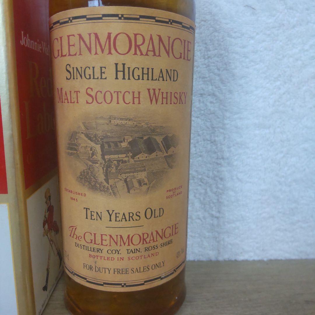 古酒 グレンモーレンジィ10年とジョニ赤特級