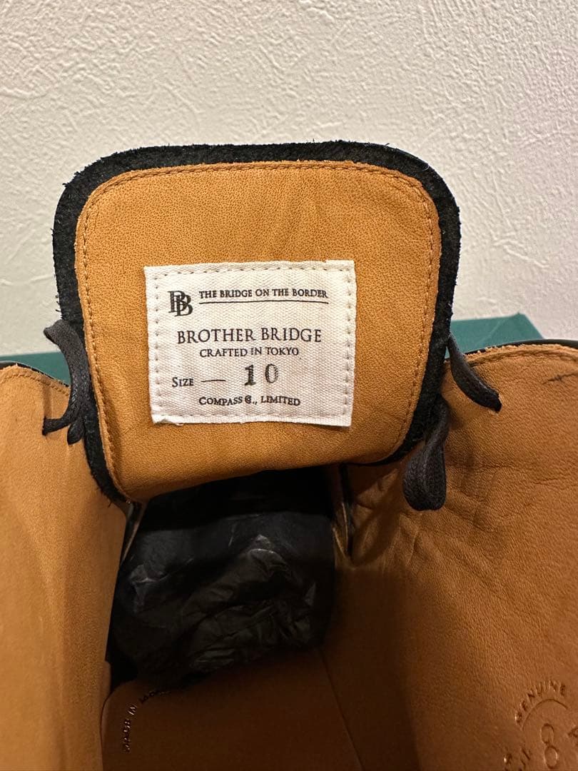 【BROTHER BRIDGE】WINSTON VINTAGE BLK/CALF