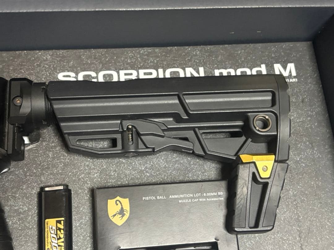 残りパーツ 東京マルイ 電動ガンスコーピオンmod.M 外装 内部カスタム