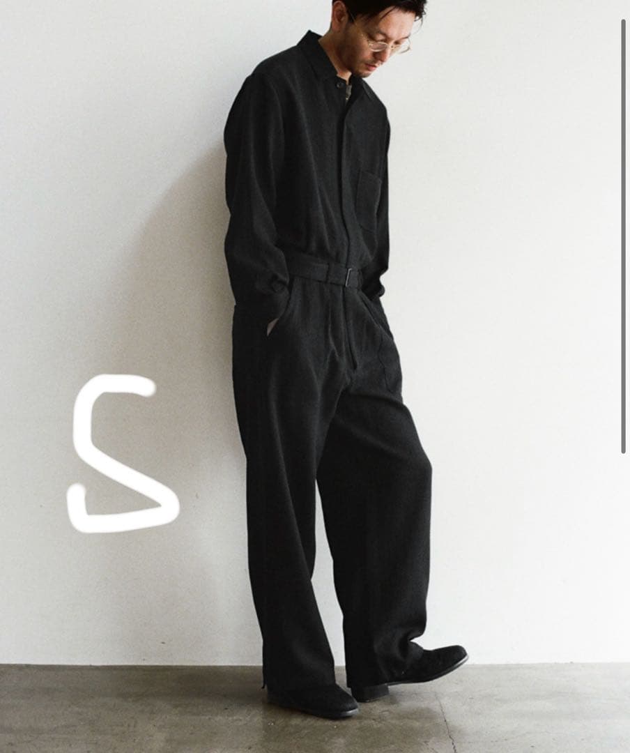 LIDNM Felted Wool Utility Overall【Sサイズ】