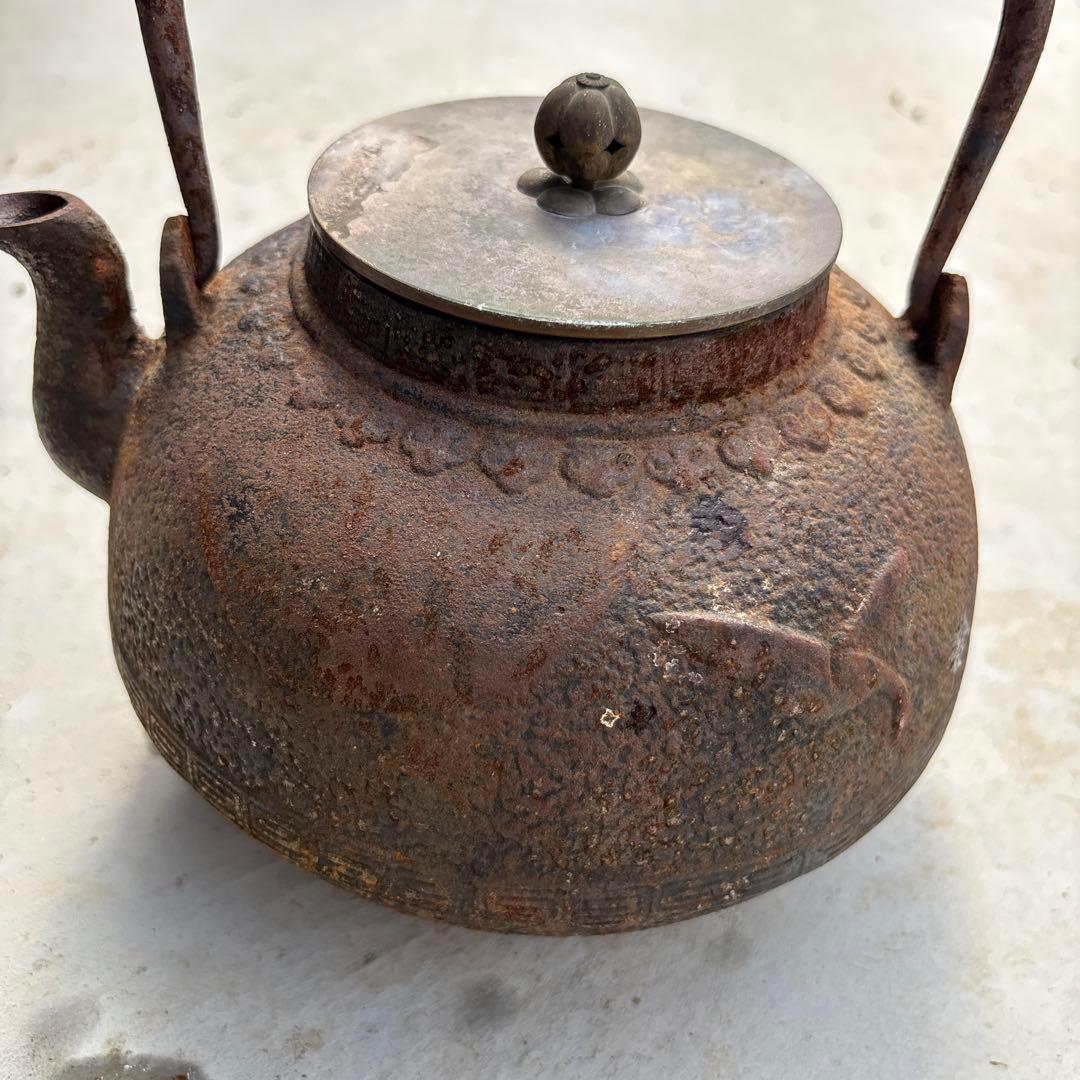龍文堂造 アンティーク 鉄瓶