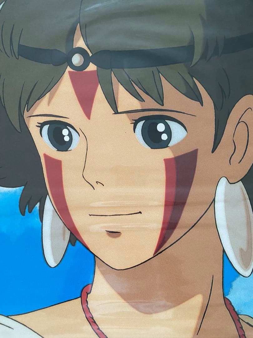 【激レア】もののけ姫　サン　アシタカ　2枚　ポスター　ジブリ　宮崎駿　B2サイズ