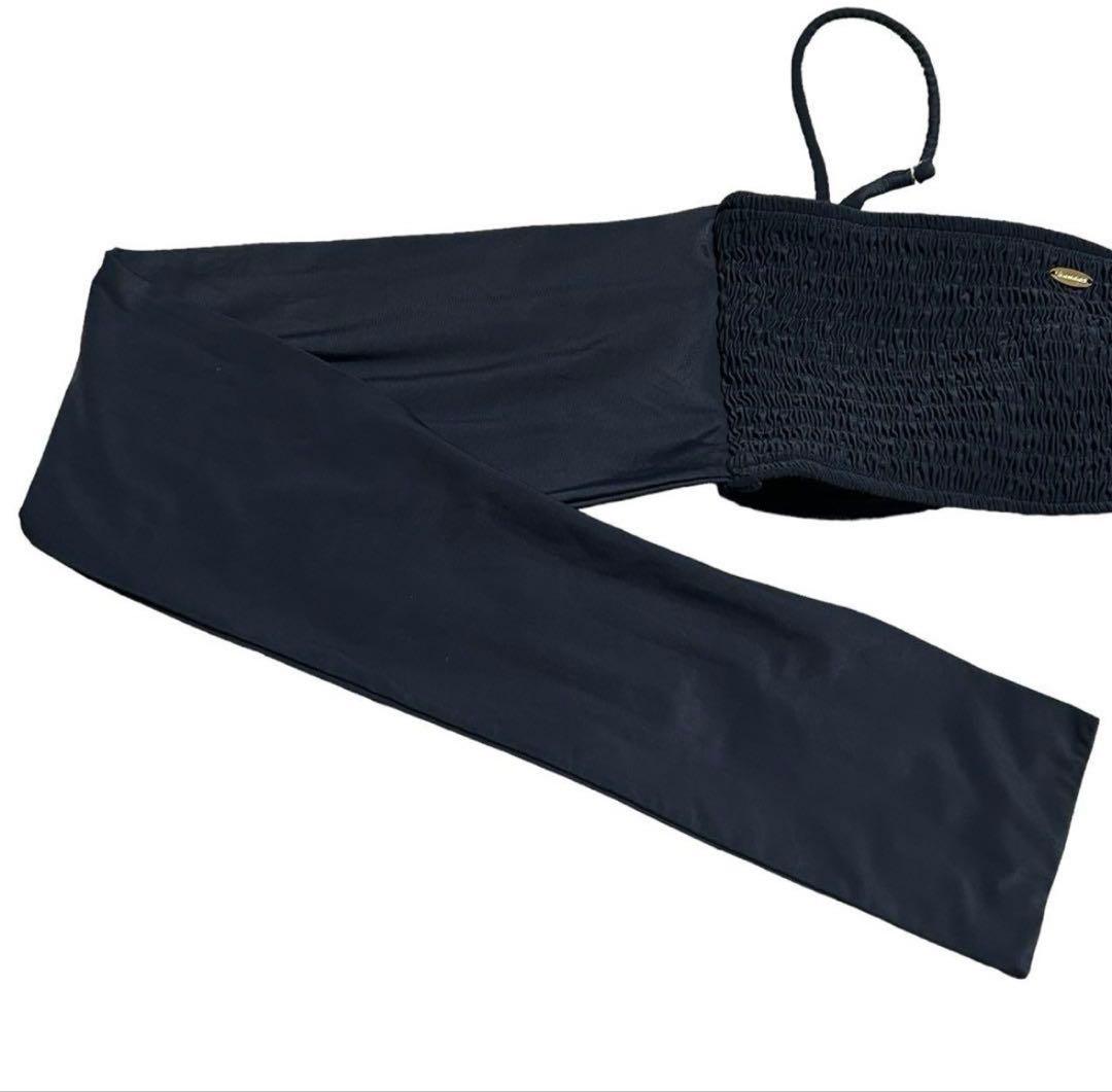 【美品】anuans シャーリングバックタイセットアップ