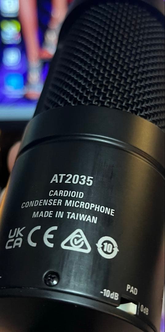 audio-technica AT2035 コンデンサーマイク