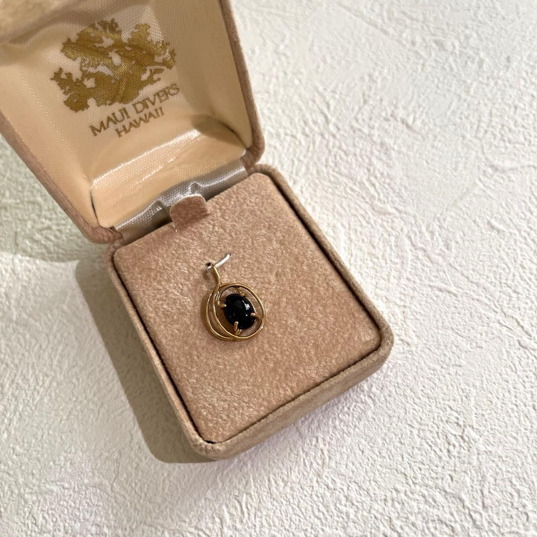 未使用品】MAUI DIVERS 0F HAWAII黒珊瑚ペンダントトップ