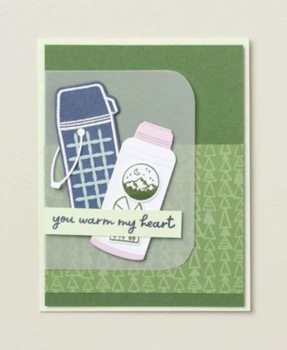 再値下 1点限り♡未使用 水筒ピクニックスタンプ スタンピンアップ