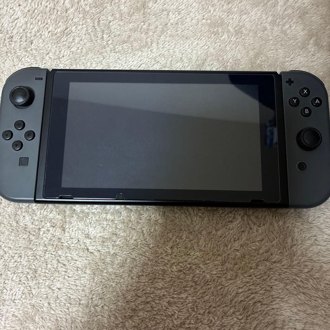 Nintendo Switch 本体 グレー キャリングケース付き