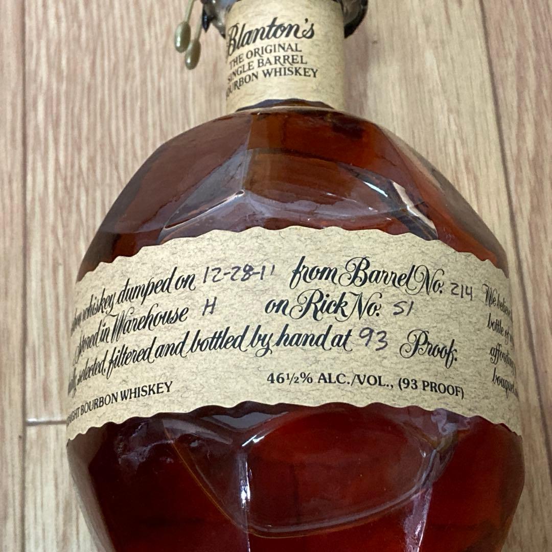Blanton´s ブラントン シングルバレルバーボン 750mm 2011年