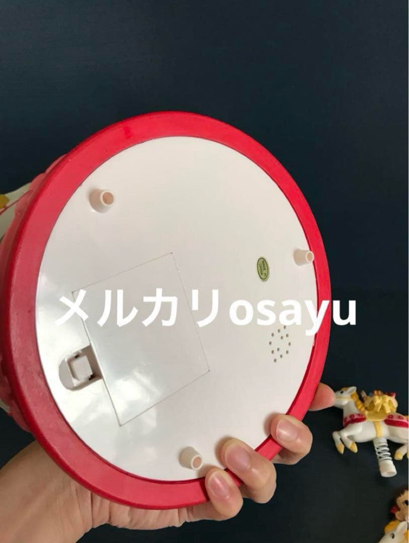 ペコちゃん メリーゴーランド お菓子入れ 非売品 キャンディポット レア