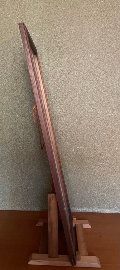 手拭い額縁 壁掛け 立掛け 2way（手拭い付）