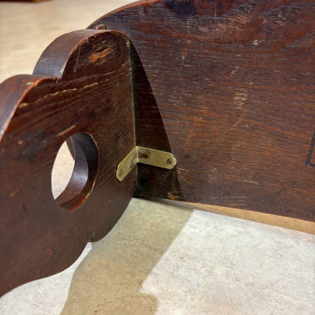 脇息（きょうそく） 天然木 脇息 時代 木製 肘置 肘掛 将棋 囲碁 料亭