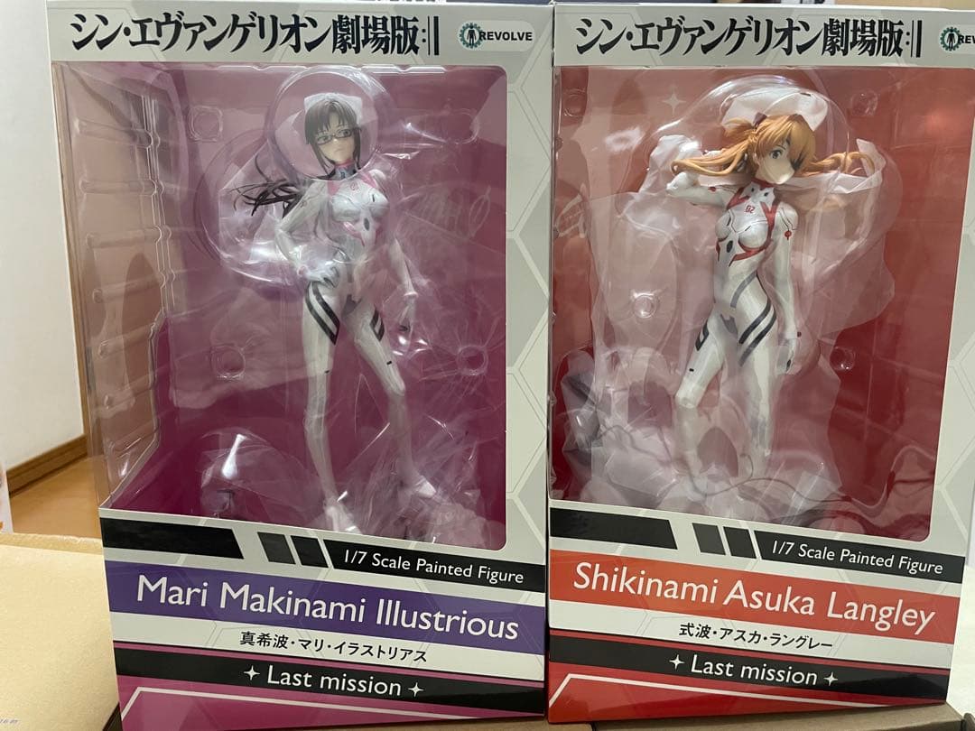 アスカ　マリ　リボルブ　フィギュア　エヴァ シン・エヴァンゲリオン劇場版 マリ アスカ フィギュア 2体セット