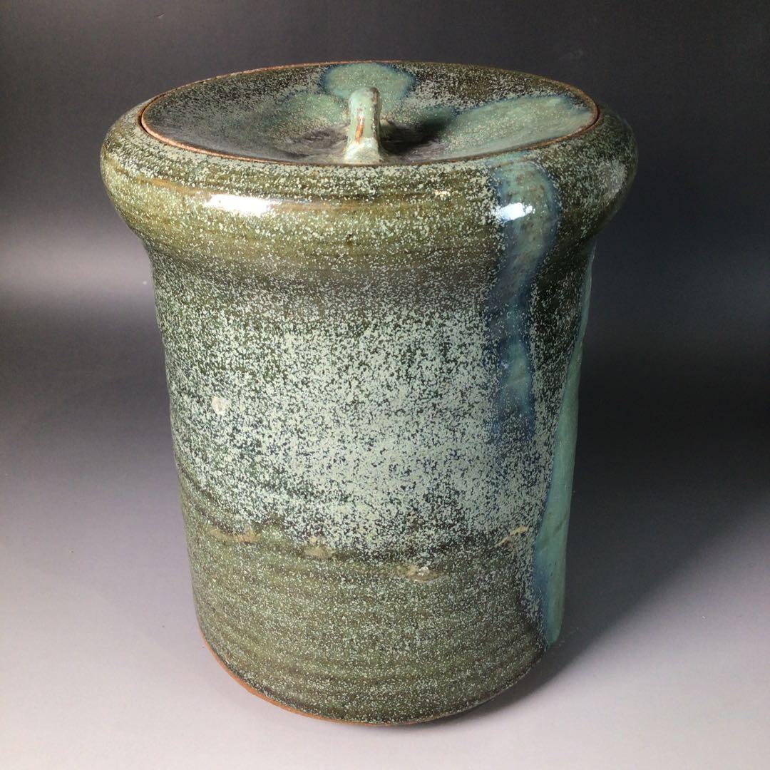 R913 水指 『肥前唐津焼』『天山窯造』 共箱 茶道具 - WWW