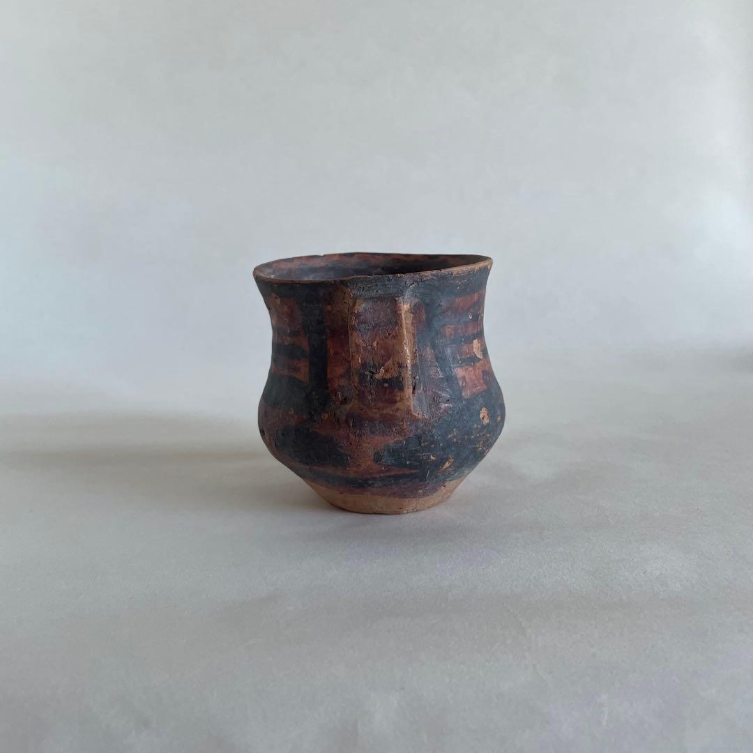 アンダーソン彩文土器　中国　紀元前　双耳