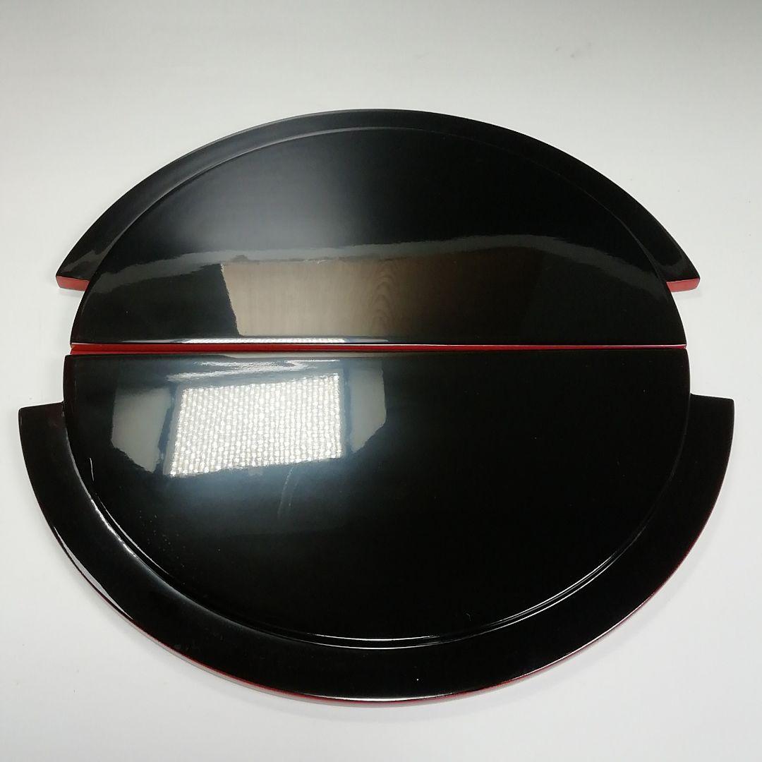 Ｓ４７３　水指　『輪島塗　朱銀箍　手桶水指』『塗師　高崎秋峰』『朱塗』　共箱