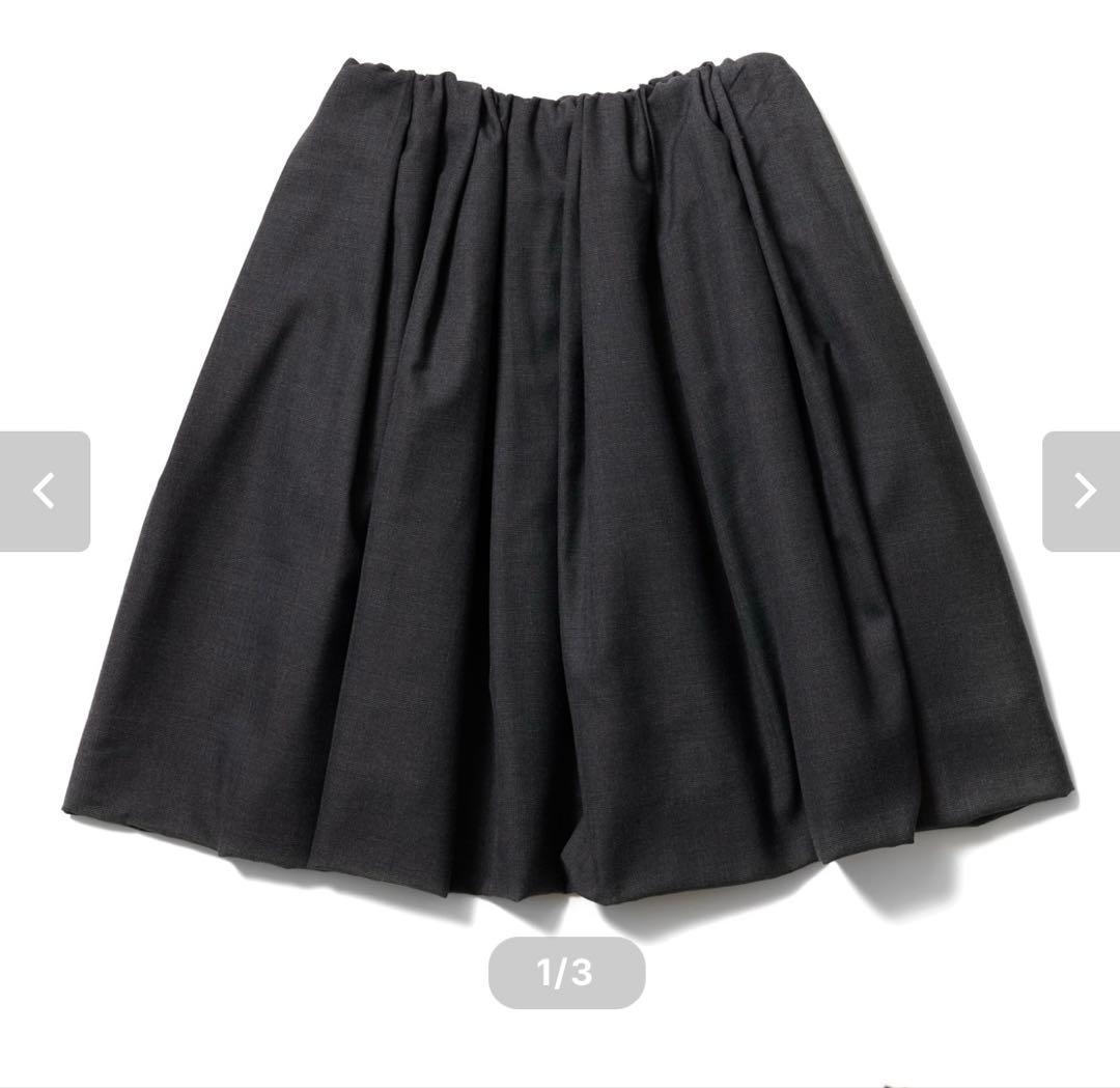 未使用　今季cccmalieシーマリー　グレンチェックバルーンスカート (38)