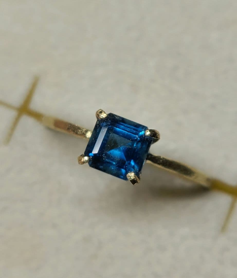 Maho様専用☆アフガニスタン産インディゴライトトルマリン☆リングオーダー