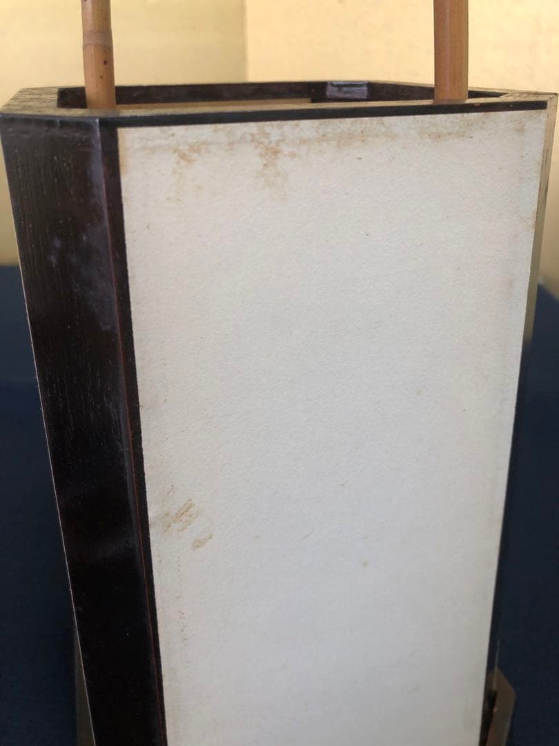 《R》溜 足元行燈 一対 行灯 露地 夜咄 茶道具 元箱　260114き3