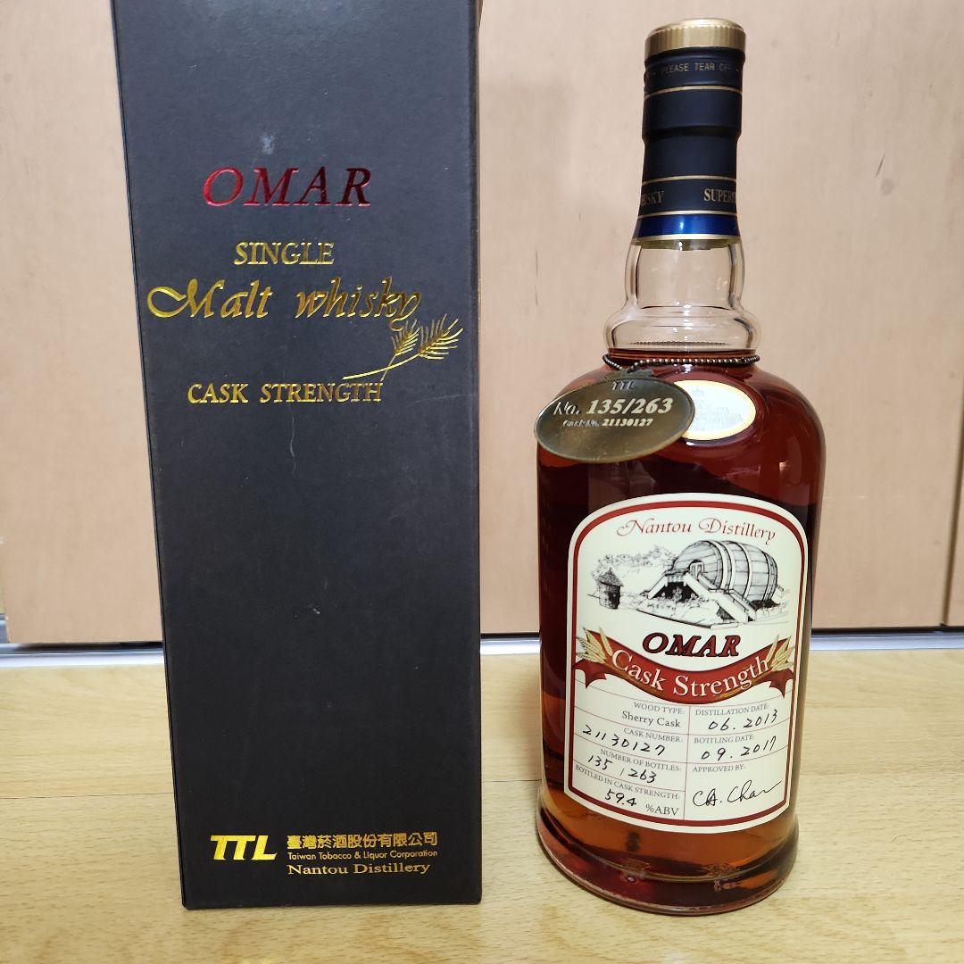 OMAR シングルモルトウイスキー カスクストレングス シェリー オマー シェリータイプ 700ml 46度 シングルモルト 南投蒸溜所 台湾
