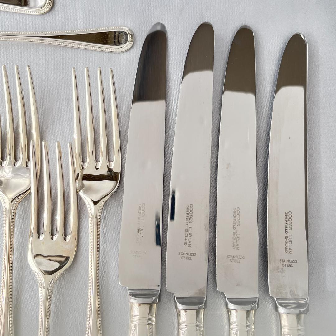 Cooper Ludlam】パールのディナーセット 4名用18本組