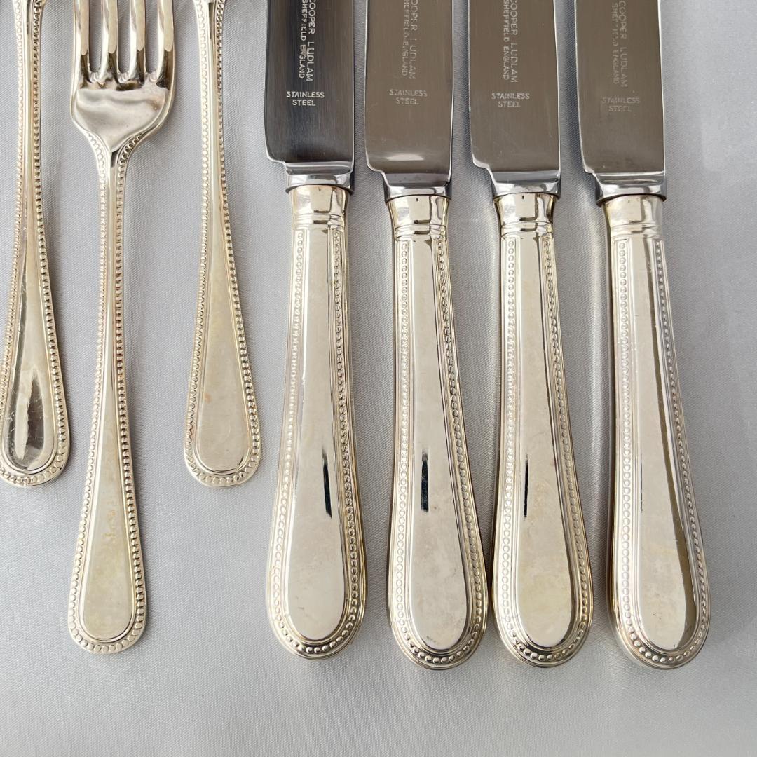 Cooper Ludlam】パールのディナーセット 4名用18本組