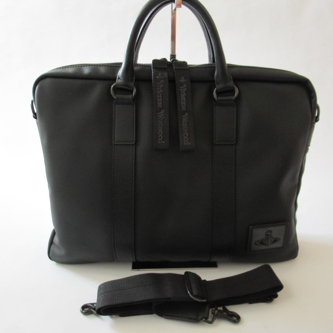 ヴィヴィアンウエストウッド新品ブラック ビジネスバッグ VWH081-10