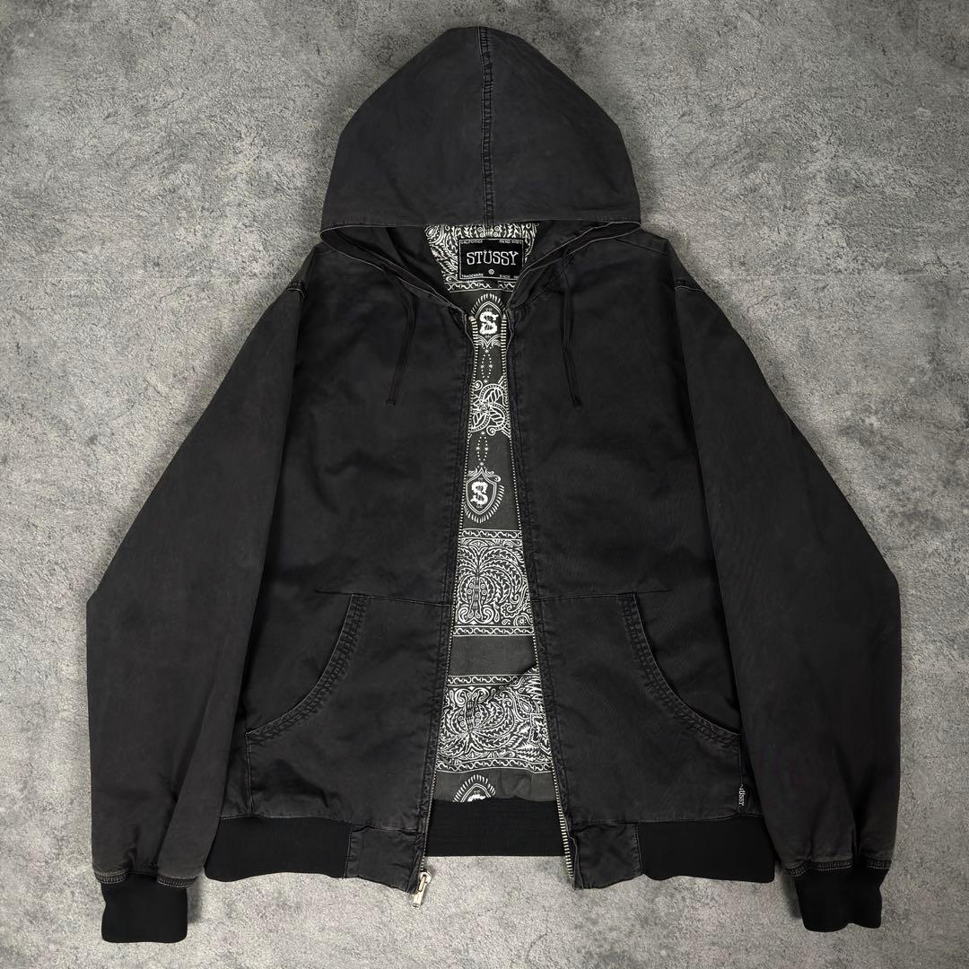 old stussy 00s アクティブジャケット パーカー ステューシー