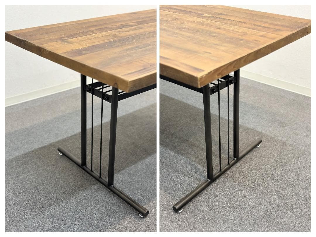 Knot antiques/グリット2　LDテーブル　1400　古材　ダイニング