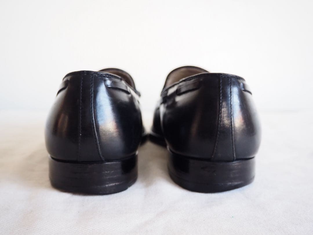 靴 Alden 660 Black Tassle Loafers US91/2