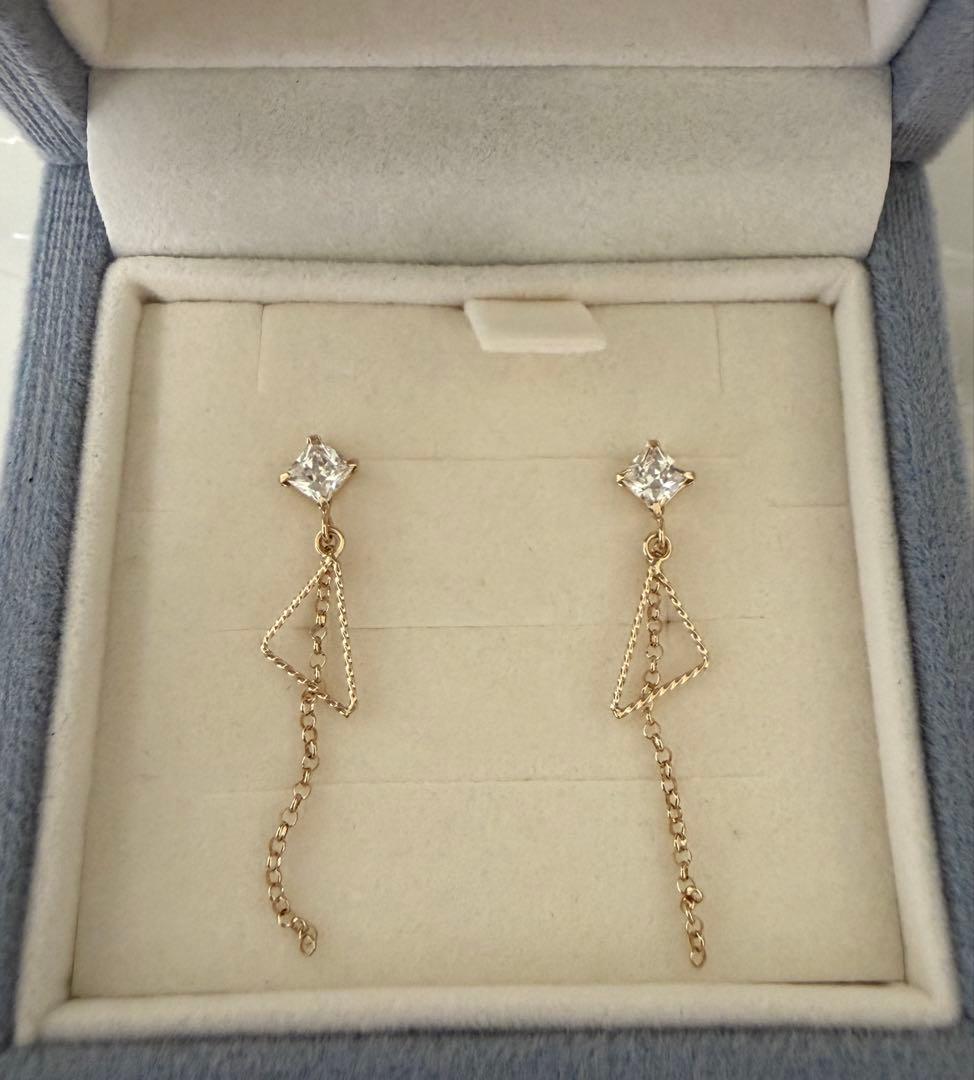 【新品・未使用】ジュエリーTSUTSUMI K10イエローゴールド　ピアス ジュエリーツツミ K10イエローゴールドピアス : ジュエリーツツミ