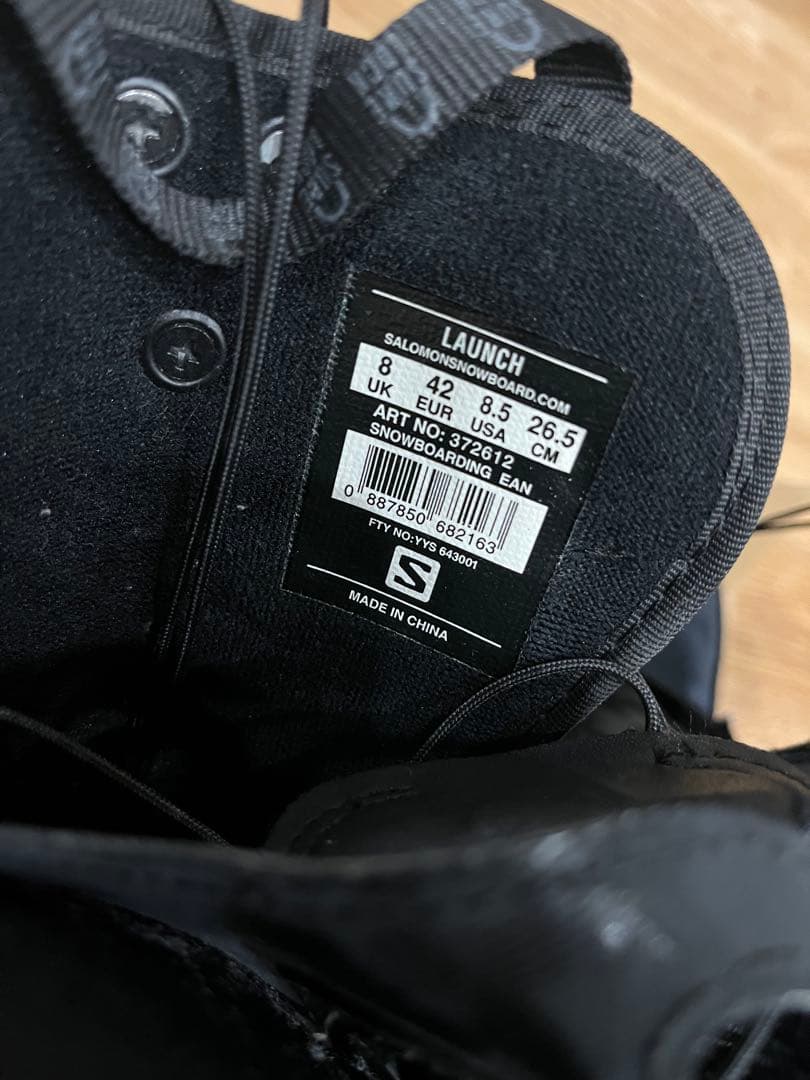 サロモン スノーボードブーツ 男性用 26.5cm